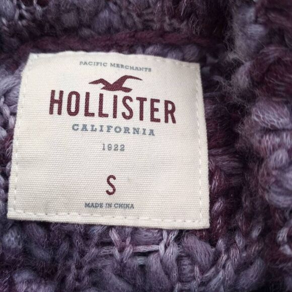 HOLLISTER PURPLE TURTLENECK SWEATER SZ.S EUC. - Picture 6 of 6